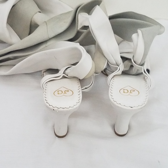 White strap up sandals - Picture 4 of 6